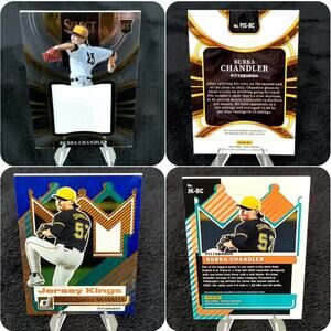 Bubba Chandler 2023 Select RC & 2025 Donruss Jersey Kings Pittsburgh Pirates